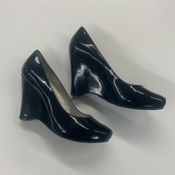 MTNY black wedge platform heels size 9 - Picture 4 of 9